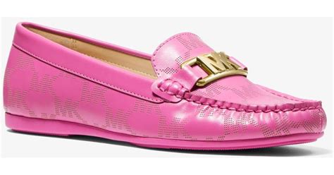 michael kors shopper pink|michael kors pink camila flat.